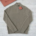 Loro Piana Plane Tree Men's Sweater Ribbed Turtleneck Half-zip Pullover Long-sleeved Cashmere Sweater #332989