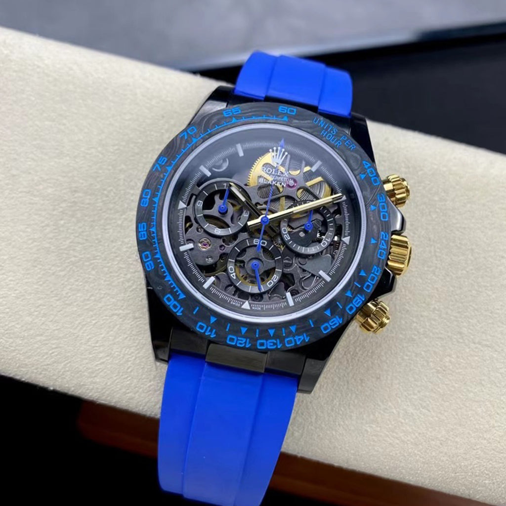 Rolex Men Women Fashion Luxury Blue Casual Temperament Mechanical Watch #98766