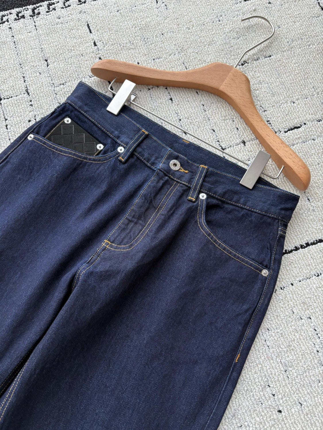 Bottega Veneta Rinsed Wide Leg Jeans #375490