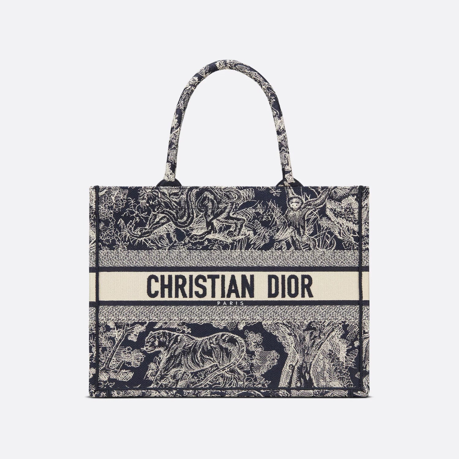 Dior Book Tote Women's Pattern Printed Embroidered Letter Printed Tweed Canvas Tote Bag Bags (please Contact Customer Service For Colour Selection Before Purchase) #76615