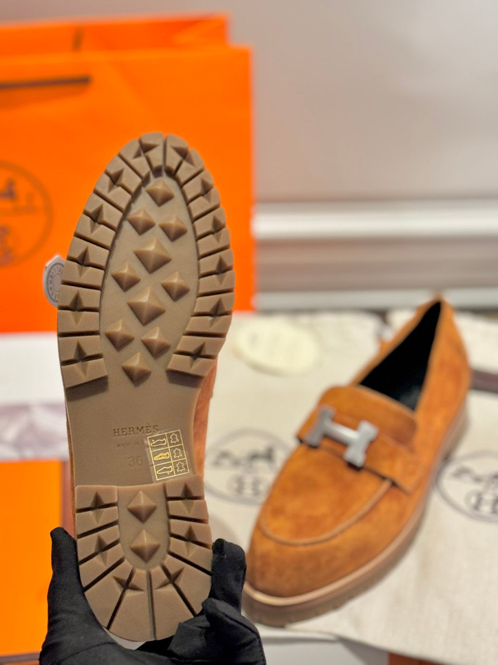 Hermes Faubourg Loafer #336752