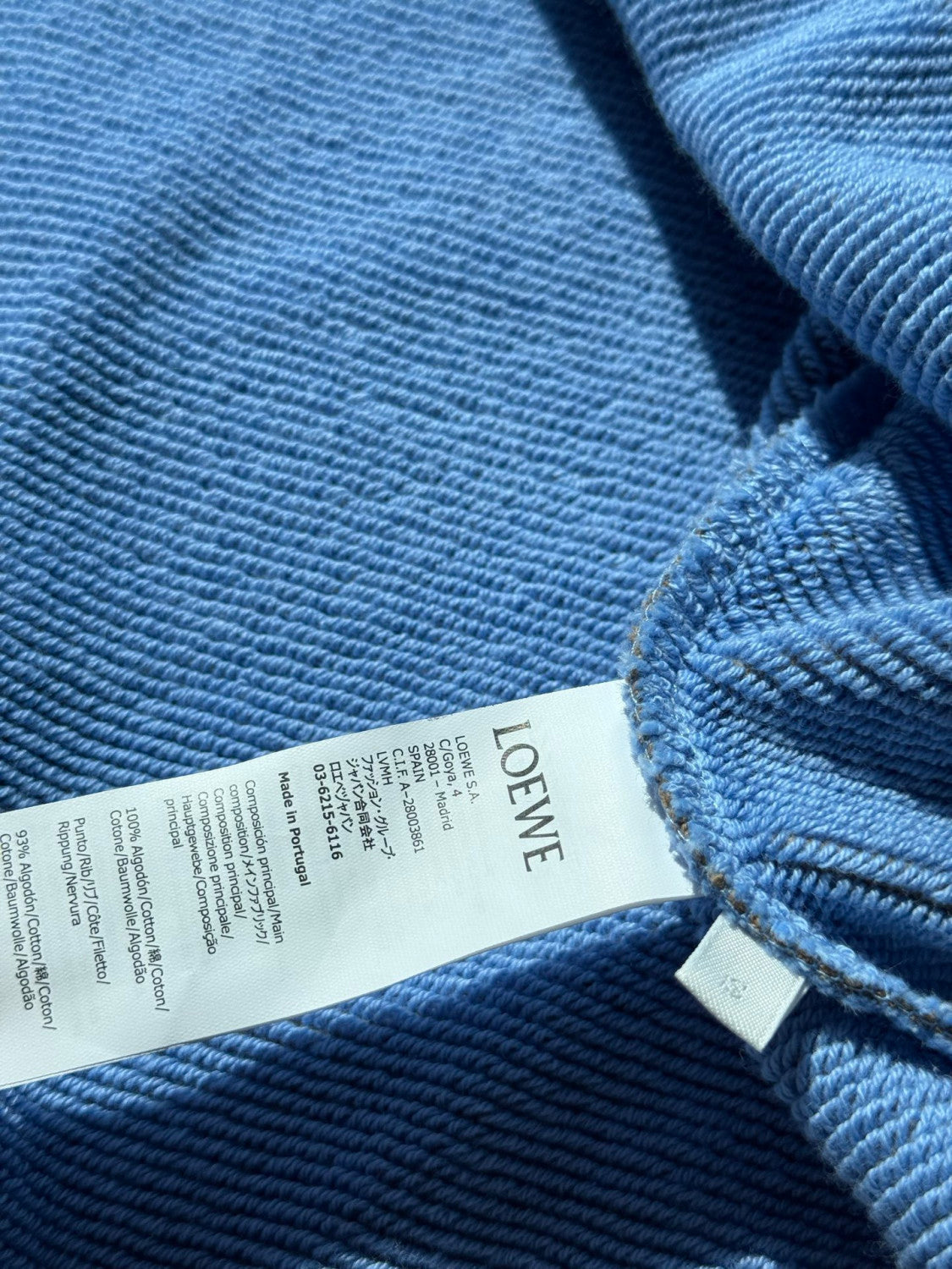 Loewe Zip-up Hoodie in Cotton Beige #333808