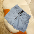 Dior Men's Summer Solid Colour Letter Print Lace Up Casual Polyester Straight Swimming Shorts #76874