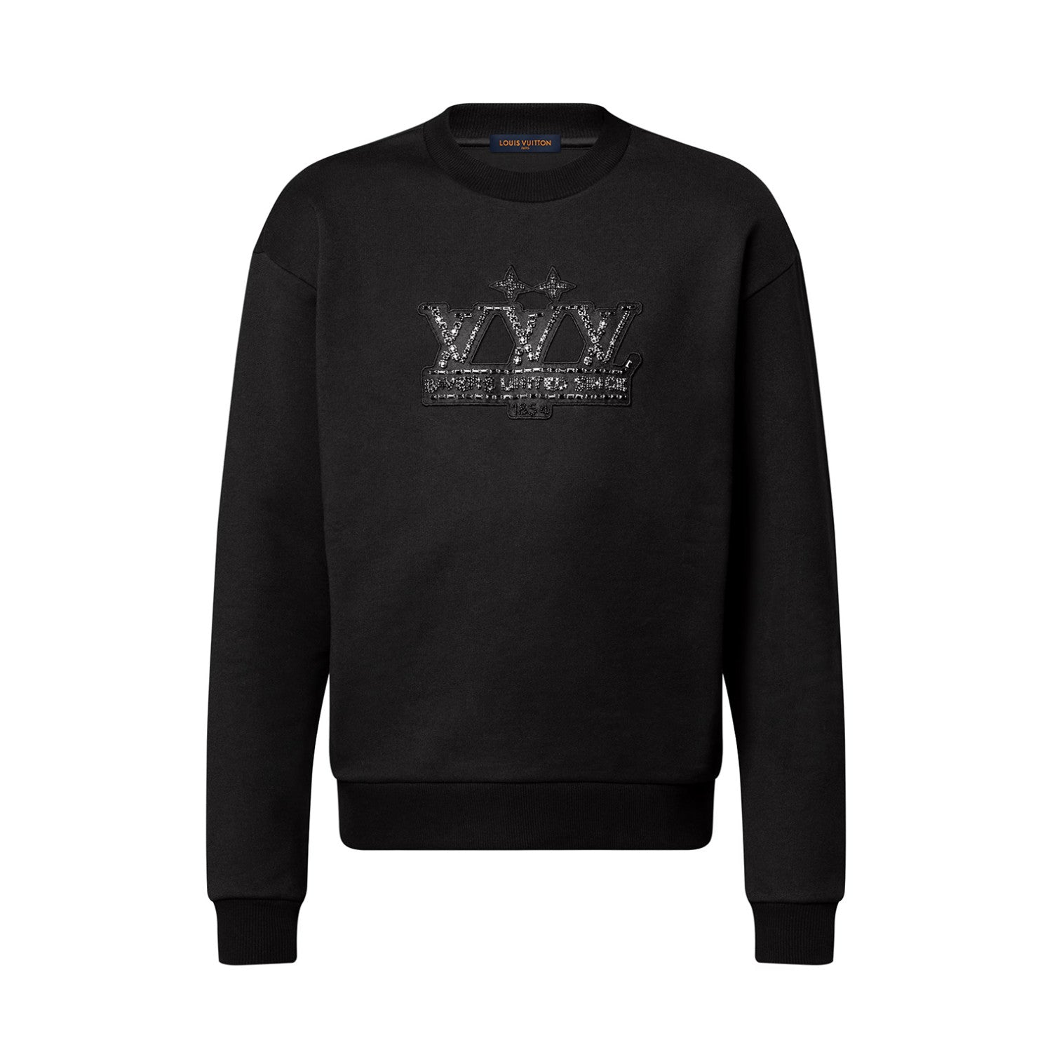 Louis Vuitton Men's Spring and Autumn Fixed Embroidery Printed Round Neck Cotton Long Sleeve Sweatshirt #75428