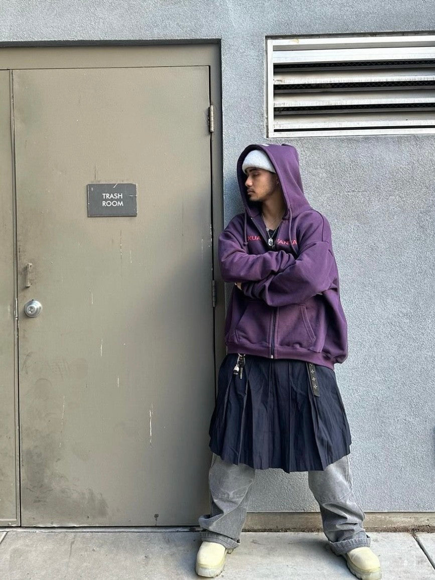 Vetements Men's Spring And Autumn Purple High Street Trend Hoodie Loose Pullover Hoodie Fashion Embroidery Letter Sweatshirt Long Sleeve Casual Top Jacket Ngvp #9978