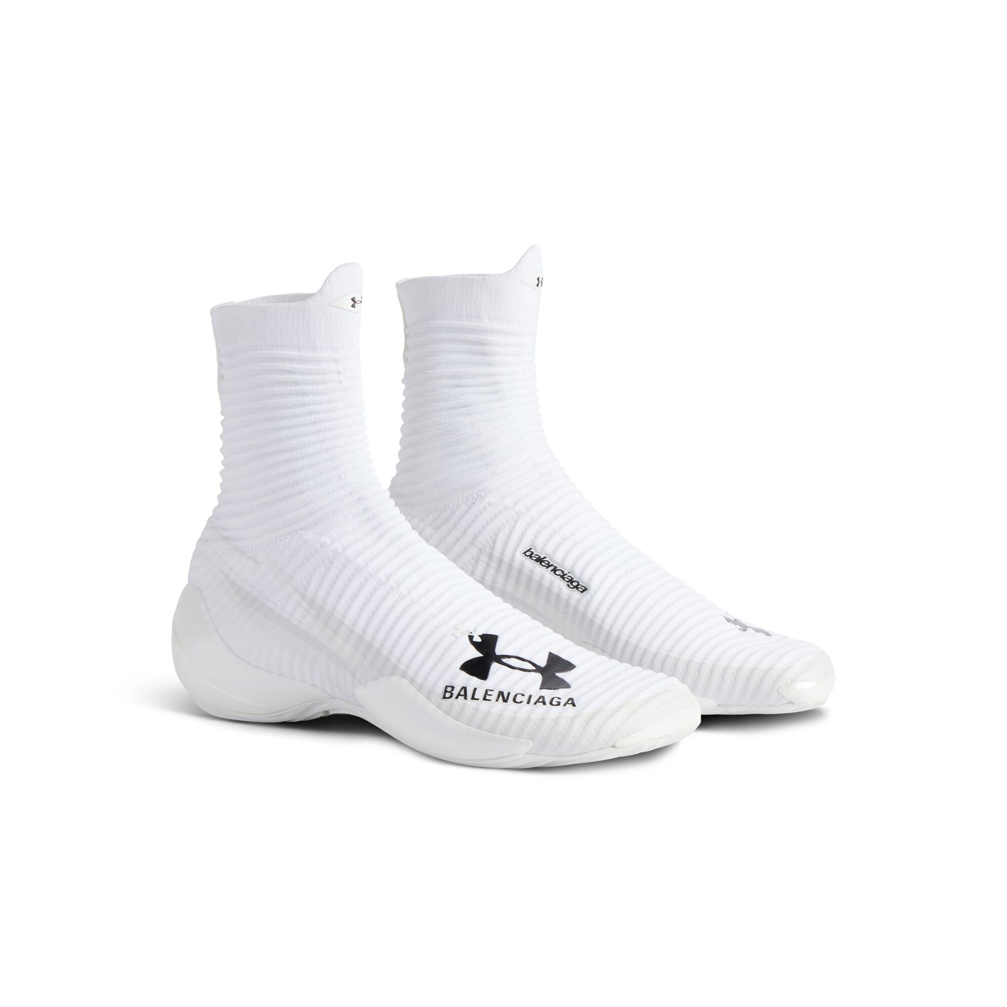 Balenciaga UNDER ARMOUR® HYPER Men's and Women's Spring/Fall Fashion Casual Round Toe Slip On Solid Color Knit Socks For Sneakers Shoes #78799
