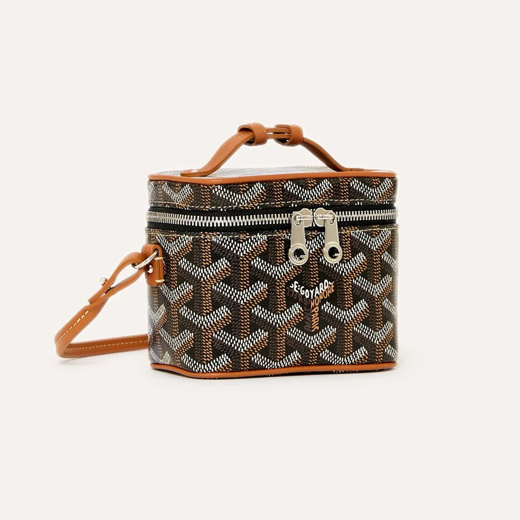 Goyard Muse Nano Women's Fashion Classic Color-Block Zipper Closure Adjustable Strap Leather Mini Makeup Bag Shoulder Bag Crossbody Bag Bags MUSEVANANTY10CL10P #79551