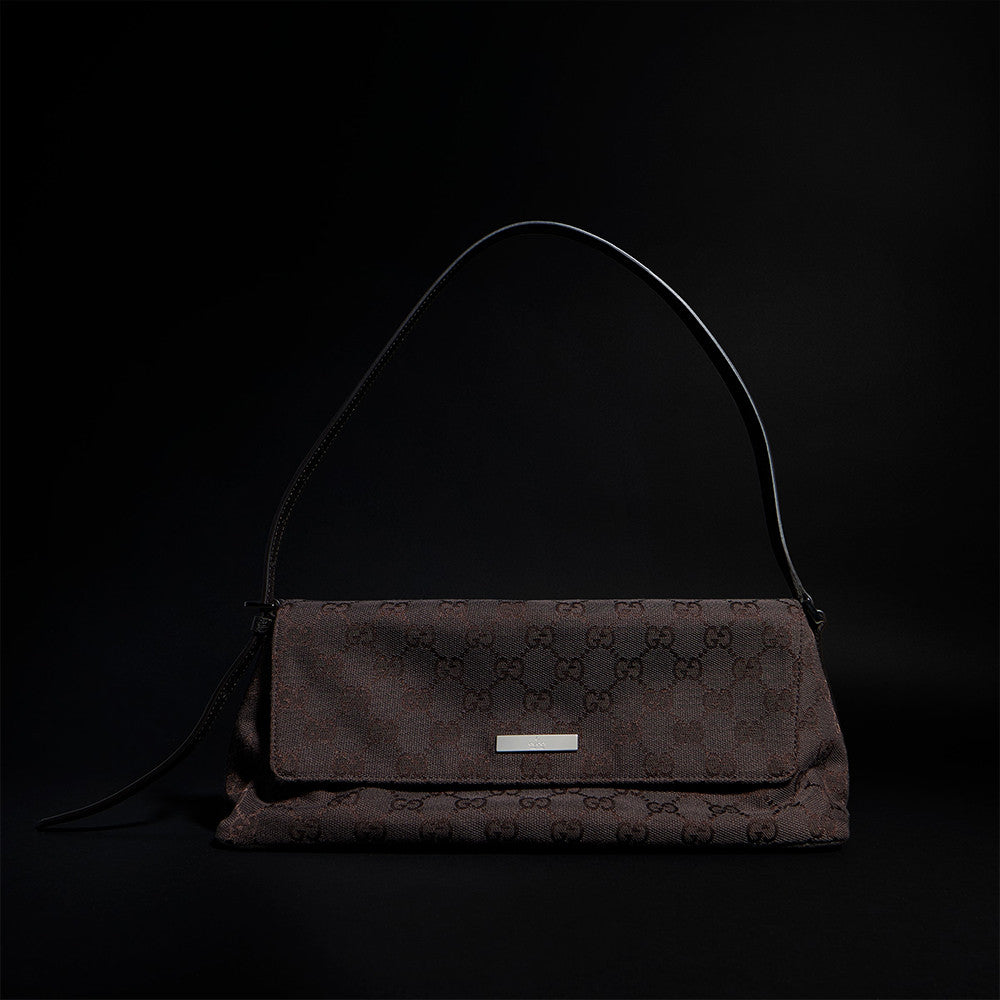 GUCCI Madison Medium Shoulder Bag in Blue GG Denim #383858