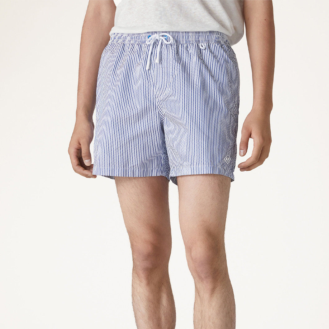 Loro Piana Men's Summer Letter Solid Color Mid Waist Tie Straight Bay Swim Shorts Ngvp #9959