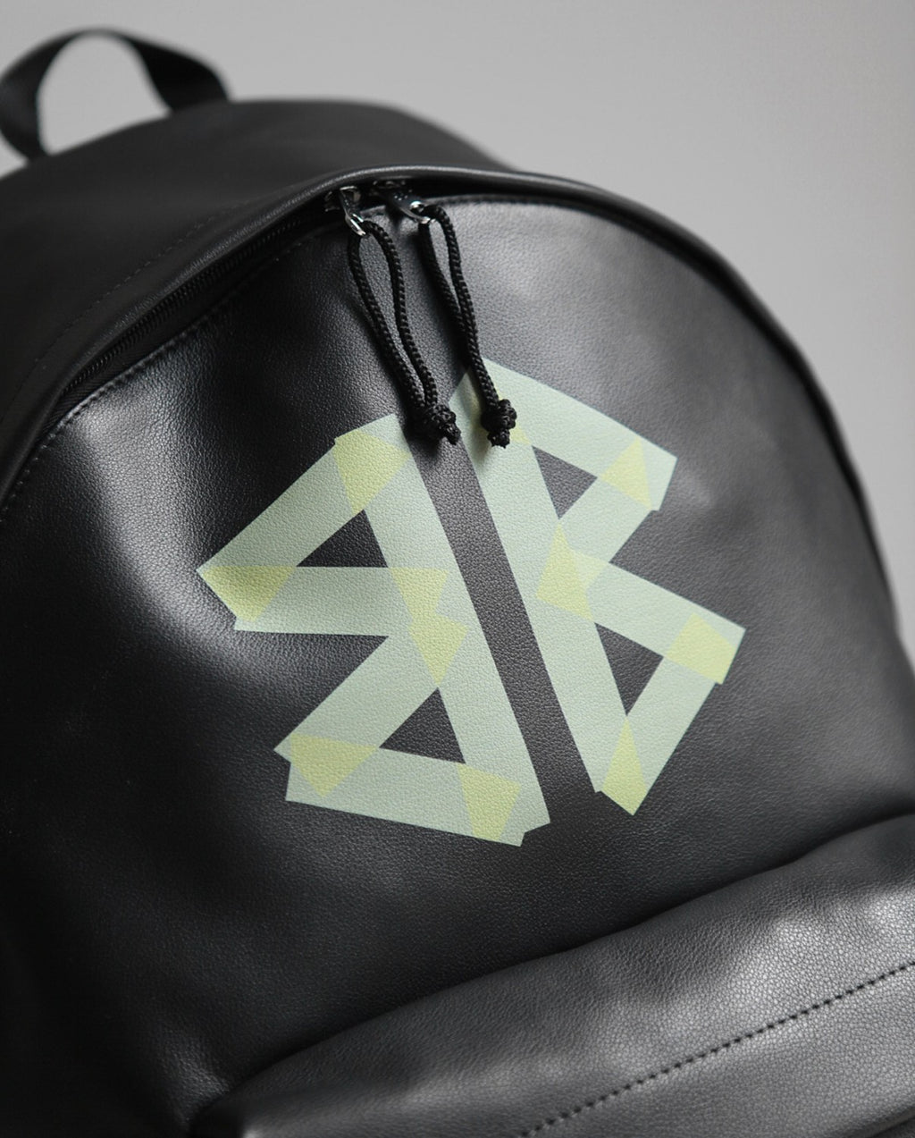 Balenciaga Explorer Men's Letter Print Black Grained Cowhide Leather Backpack Bag Bags #77713