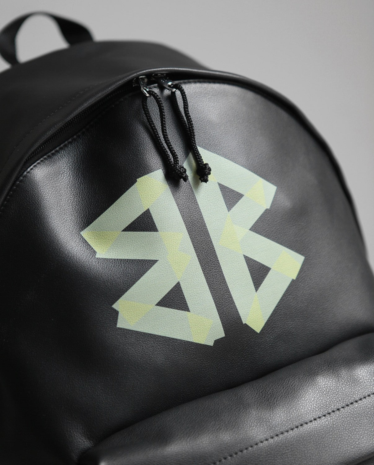 Balenciaga Explorer Men's Letter Print Black Grained Cowhide Leather Backpack Bag Bags #77713
