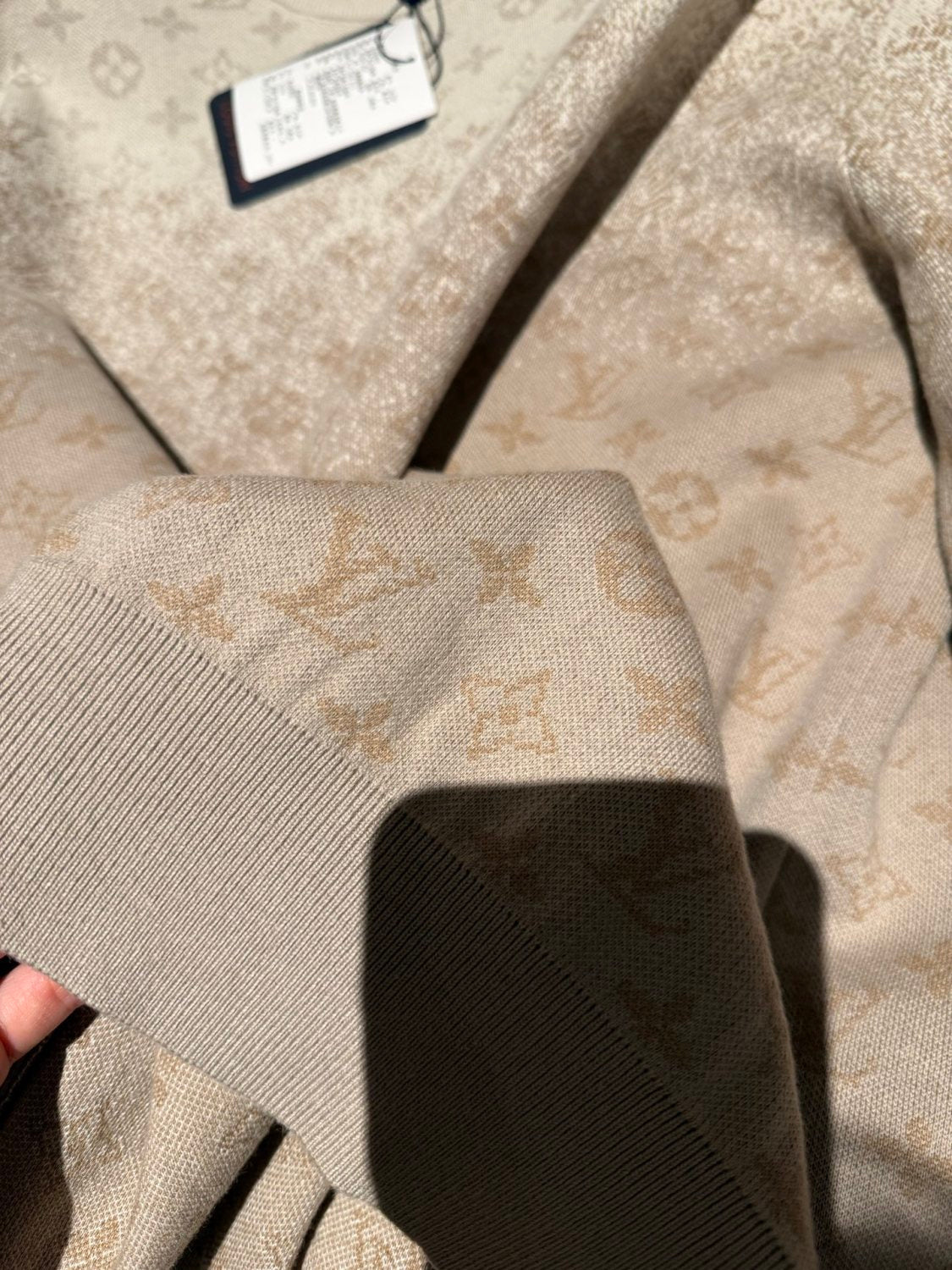 Louis Vuitton Monogram Long-Sleeved Crewneck 1AJTX9 #337083