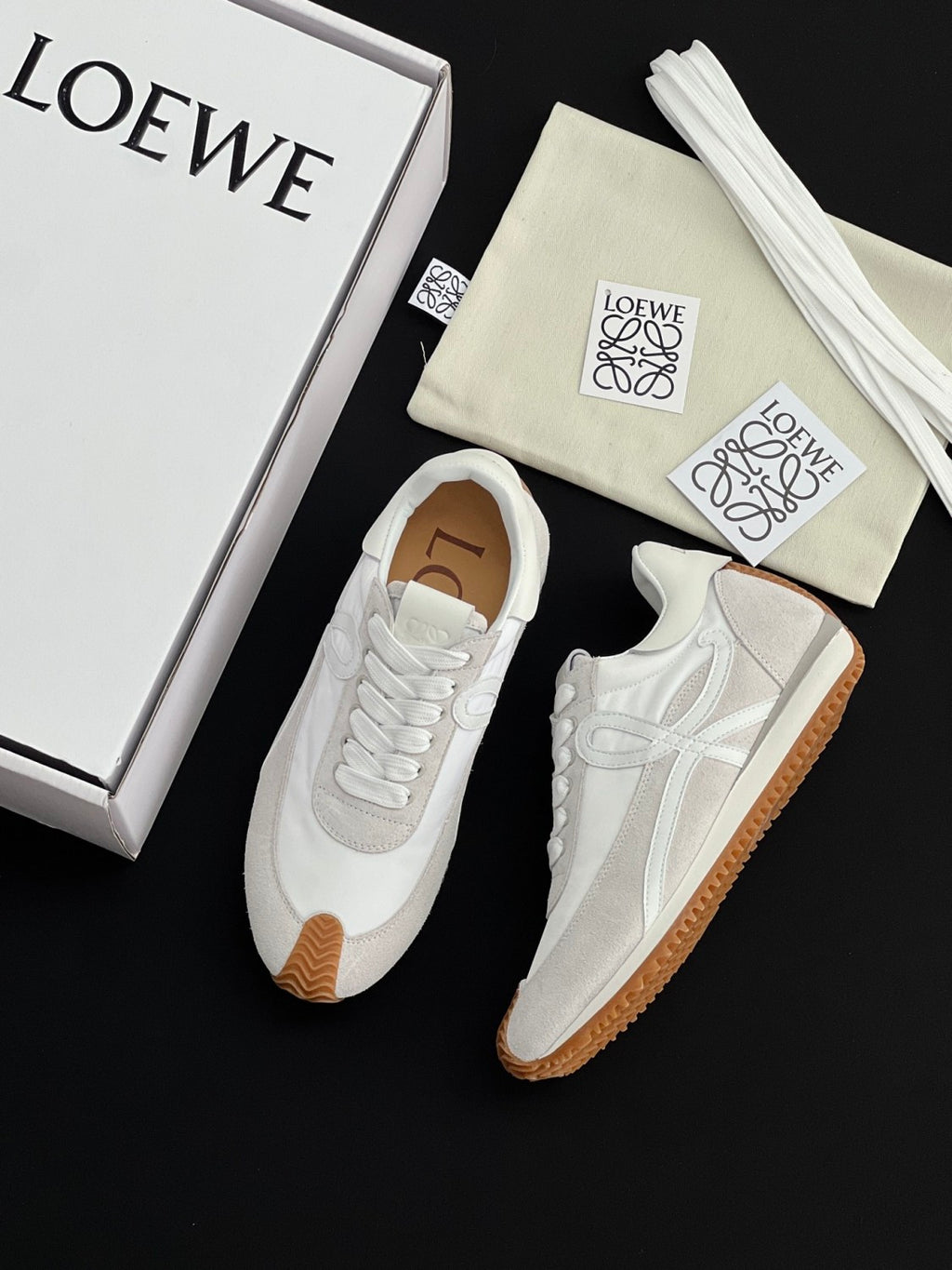 LOEWE Flow Runner 2.0 in Nylon and Suede #385055