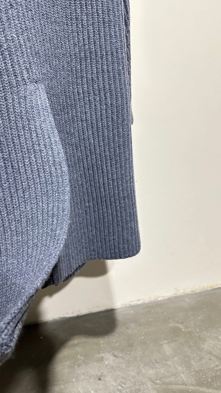 Bottega Veneta Men's Fall/winter Gray Chunky Knit Jacket - Comfortable Warmth. Functional Pockets And Minimalist Design #75722