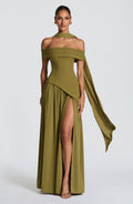 Delilah Maxi Dress - Deep Olive