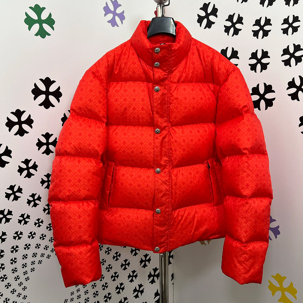 Chrome Hearts Red Goose Down Jacket #375548