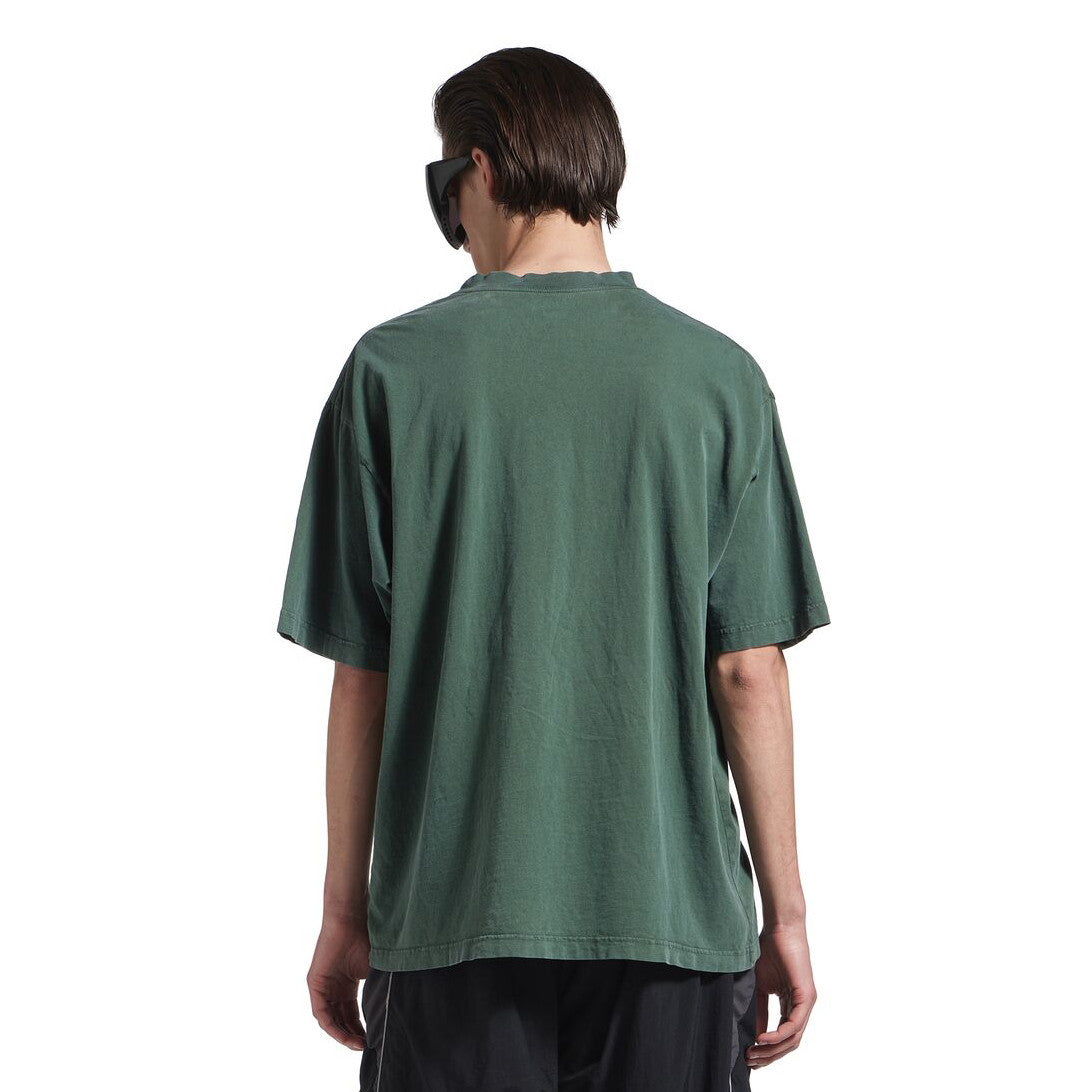 Balenciaga BB ICON STENCIL Men's Summer Fashion Casual Crew Neck Vintage Plain Knit Oversized Loose Fit T-Shirt #78613