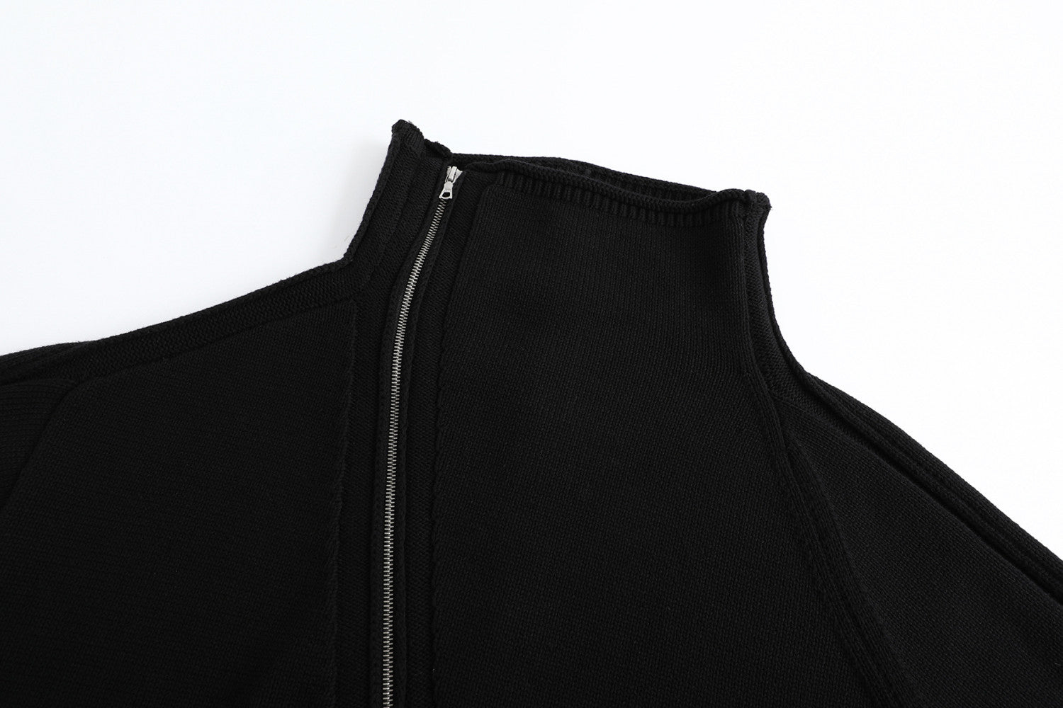 Dries Van Noten DVN Men's Spring And Autumn Winter Zipper Stand up Collar Knitted Solid Color Long Sleeve Sweater Ngvp #2552