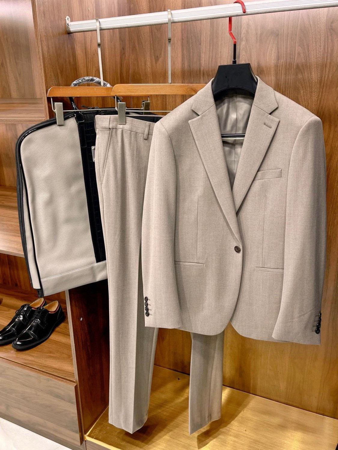 Ermenegildo Zegna Men's Fall And Winter Business High-end Jacket Tide Wool Single-breasted Suit Top Wedding Suit Casual Pants Solid Color Suit Set Ngvp #2439