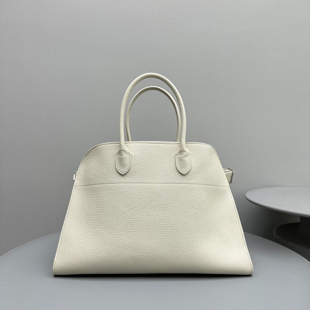 THE ROW Margaux 15 Women's Solid Color Calfskin Leather Simple Shopping Bag Handbag Bags #75285