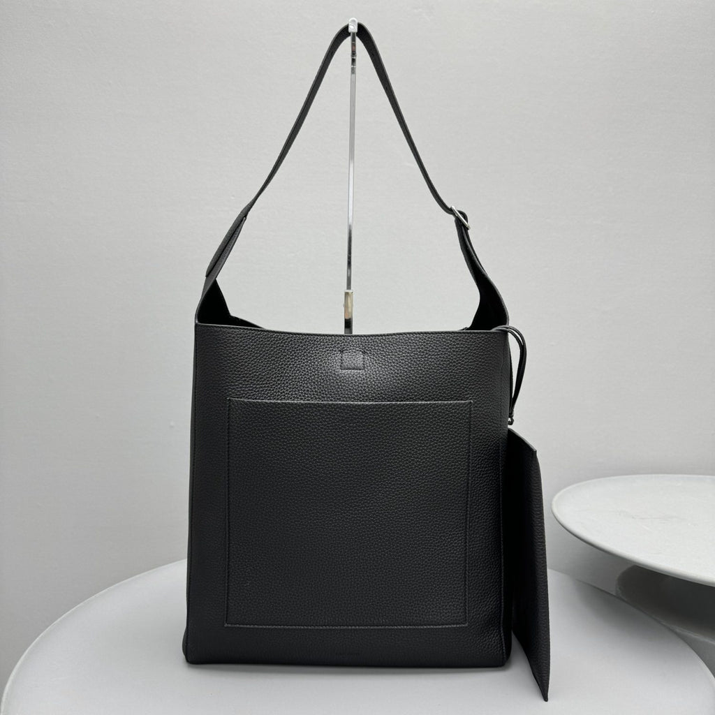 THE ROW Women's Fashion Solid Color Tote Leather Bucket Bag Bags Casual Handbag #75348