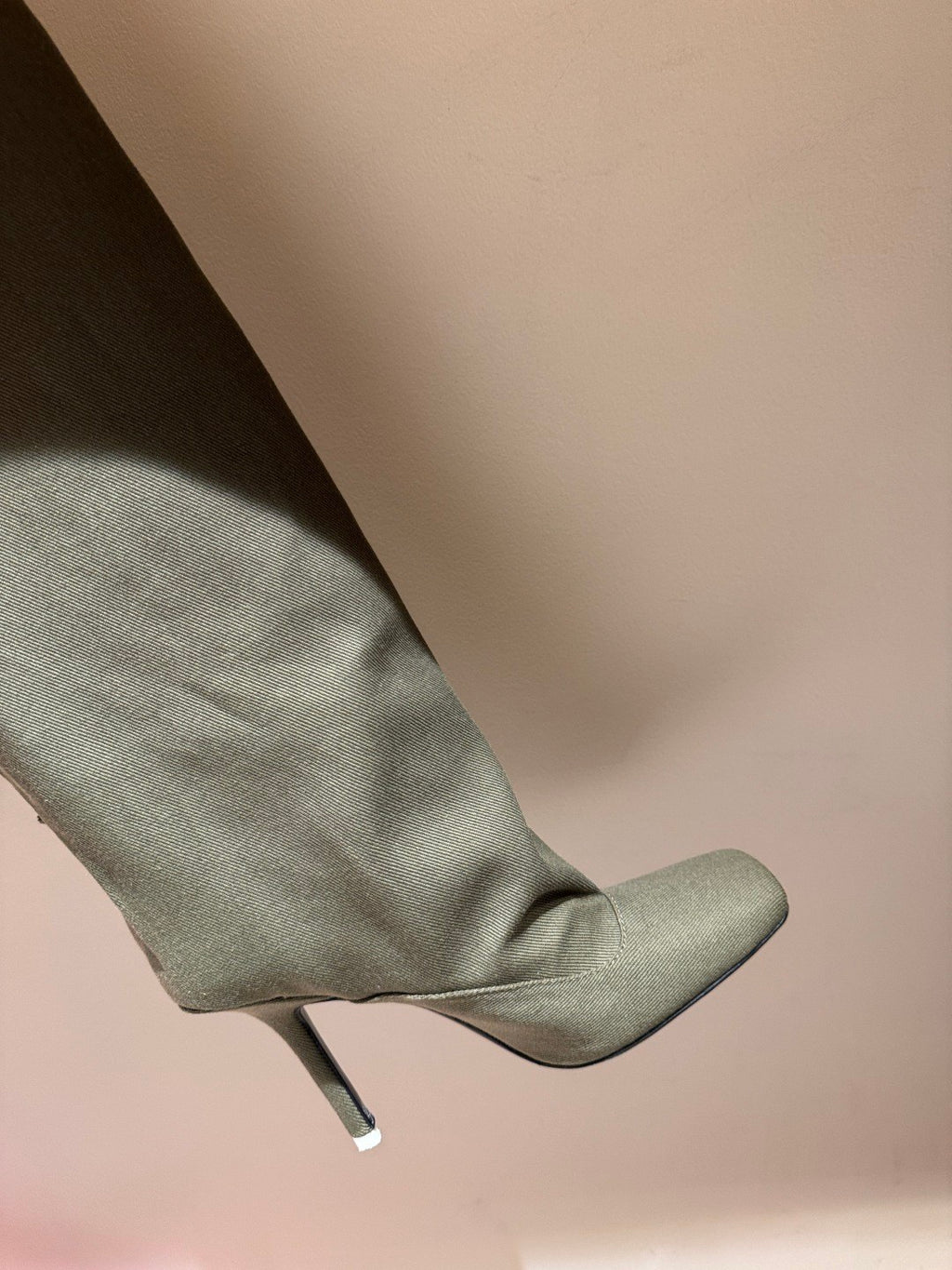 The Attico Women's Denim Pocket Boots Fall/Winter Solid-Color High-Heel Knee-High Boots Casual Shoes #81719
