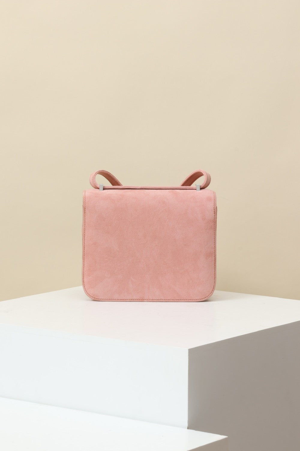 Hermès Suede Backpack Crossbody Bag #381136