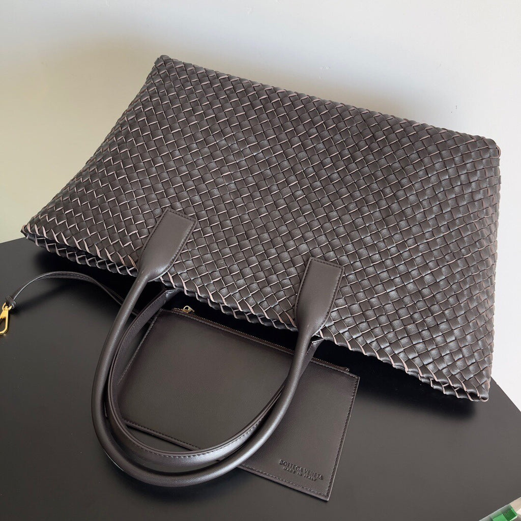 Bottega Veneta Cabat Large 51cm Lambskin Woven Fashionable Handbag  Spacious Casual Bag Bags #196744