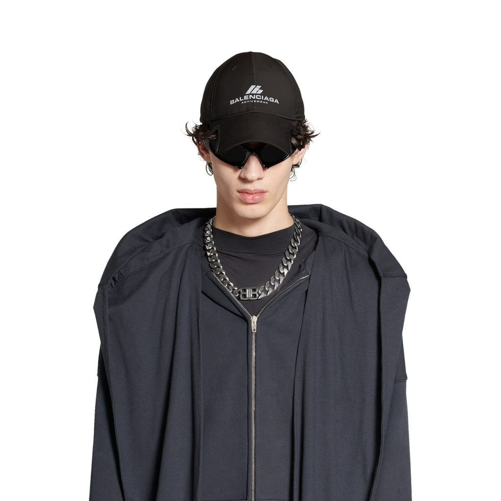 Balenciaga Men's Women's Spring And Autumn Cotton UNITY Sports Icon Incognito Zipper Patchwork Loose Long Sleeve Hoodie Sweatshirt Ngvp #9197