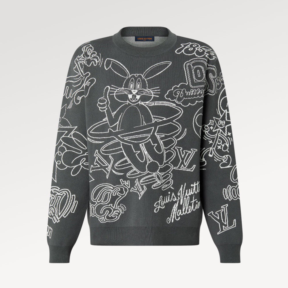 Louis Vuitton LV Rabbit Cartoon Knitted Sweater #334961