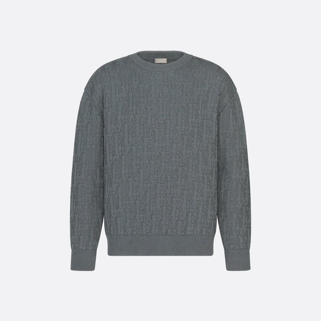 Dior Men's Fall/Winter Fashion Casual Crewneck Pullover Solid Jacquard Sweater #79314