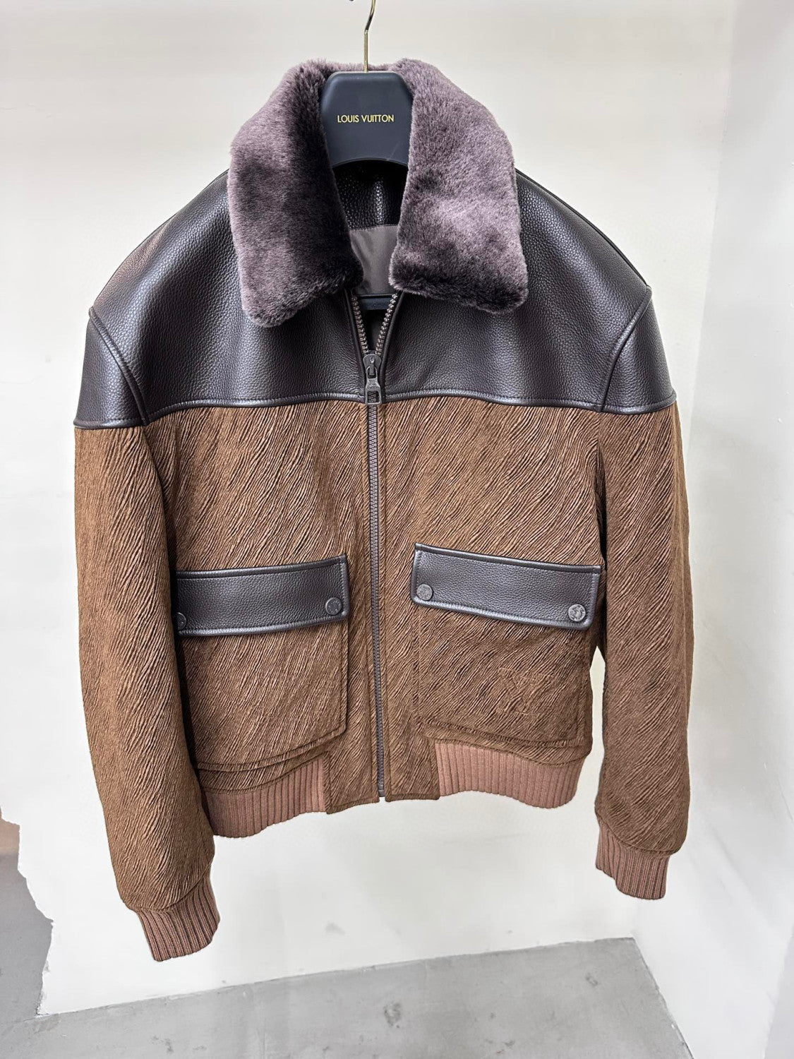 Louis Vuitton Mix Leather Blouson Jacket #96816