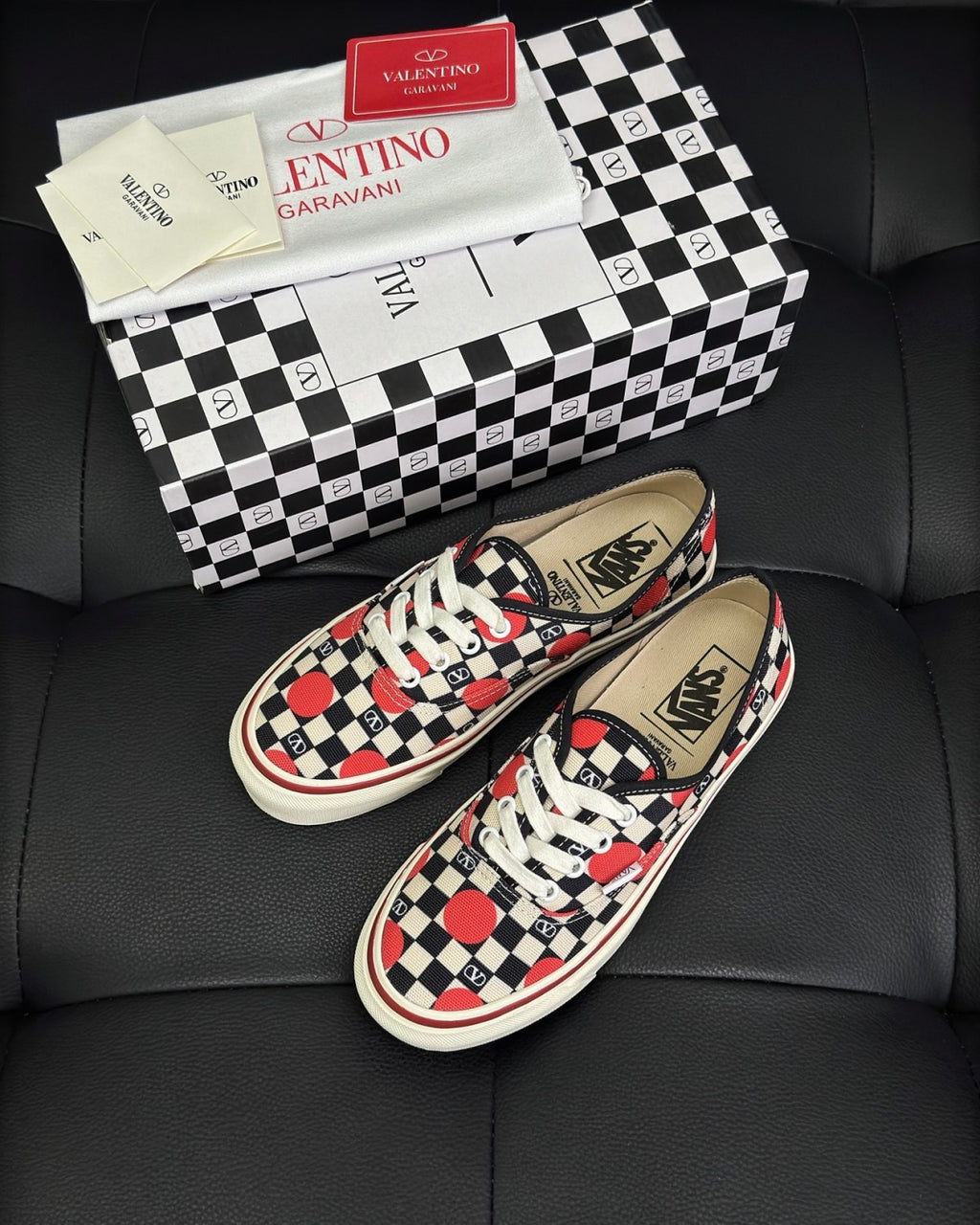 Valentino X VANS Joint Women's and Men's Sneakers Printed Style #333072