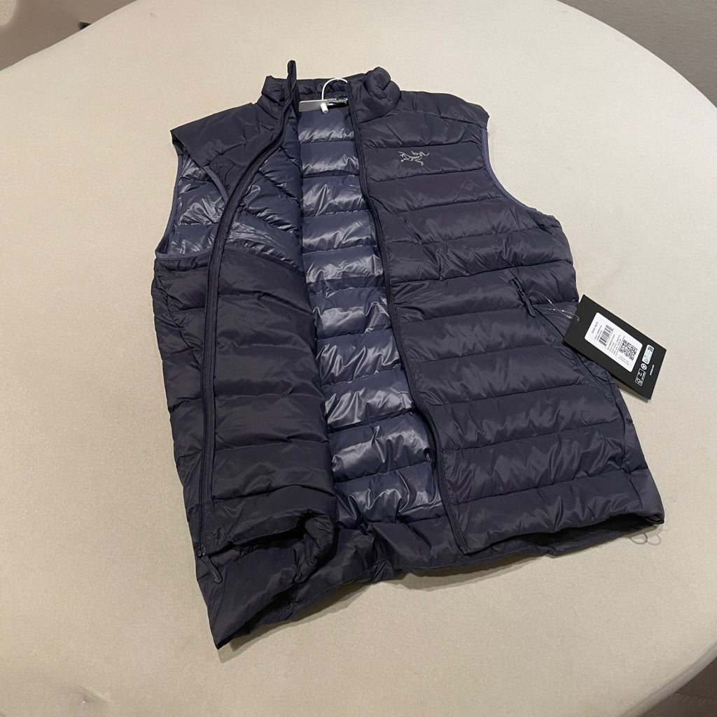Arcteryx Men's Fall/Winter Fashion Casual High Neck Zipper Sleeveless Thermal Vest #79431