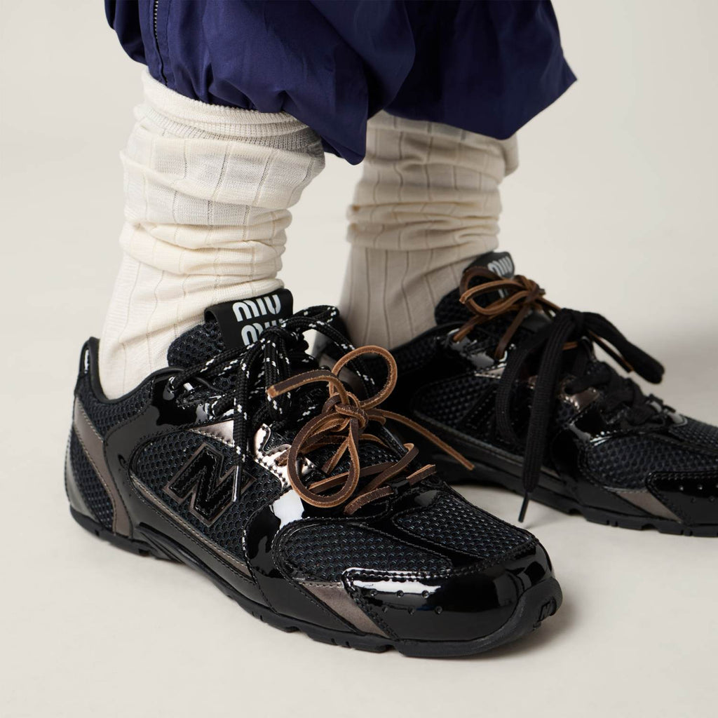 New Balance X Miu Miu 530 Sl Leather Sneakers #336509
