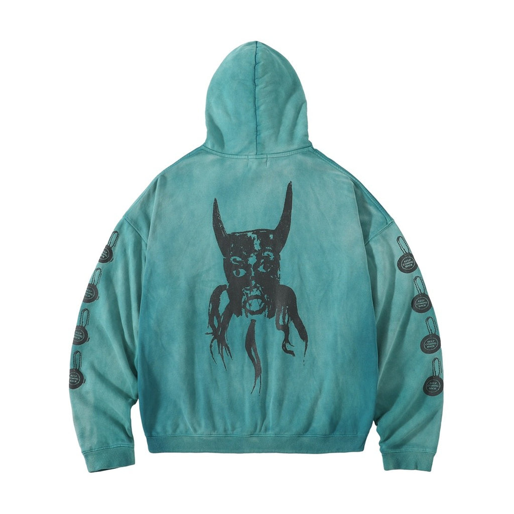 Enfants Riches Deprimes Men's Spring And Autumn Pattern Printed Loose Solid Color Long Sleeve Pullover Hooded Sweatshirt Ngvp #9385