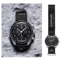 OMEGA Quartz Ceramic Planet 42mm Magic Wristband Casual Watch #81212