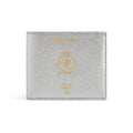 Balenciaga Men' Passport Square Folded Wallet in Silver Compact Wallet: Fashionable High-Street Square Card Holder Bag Bags Metallic-colored Leather Tends To Fade Easily #82419A