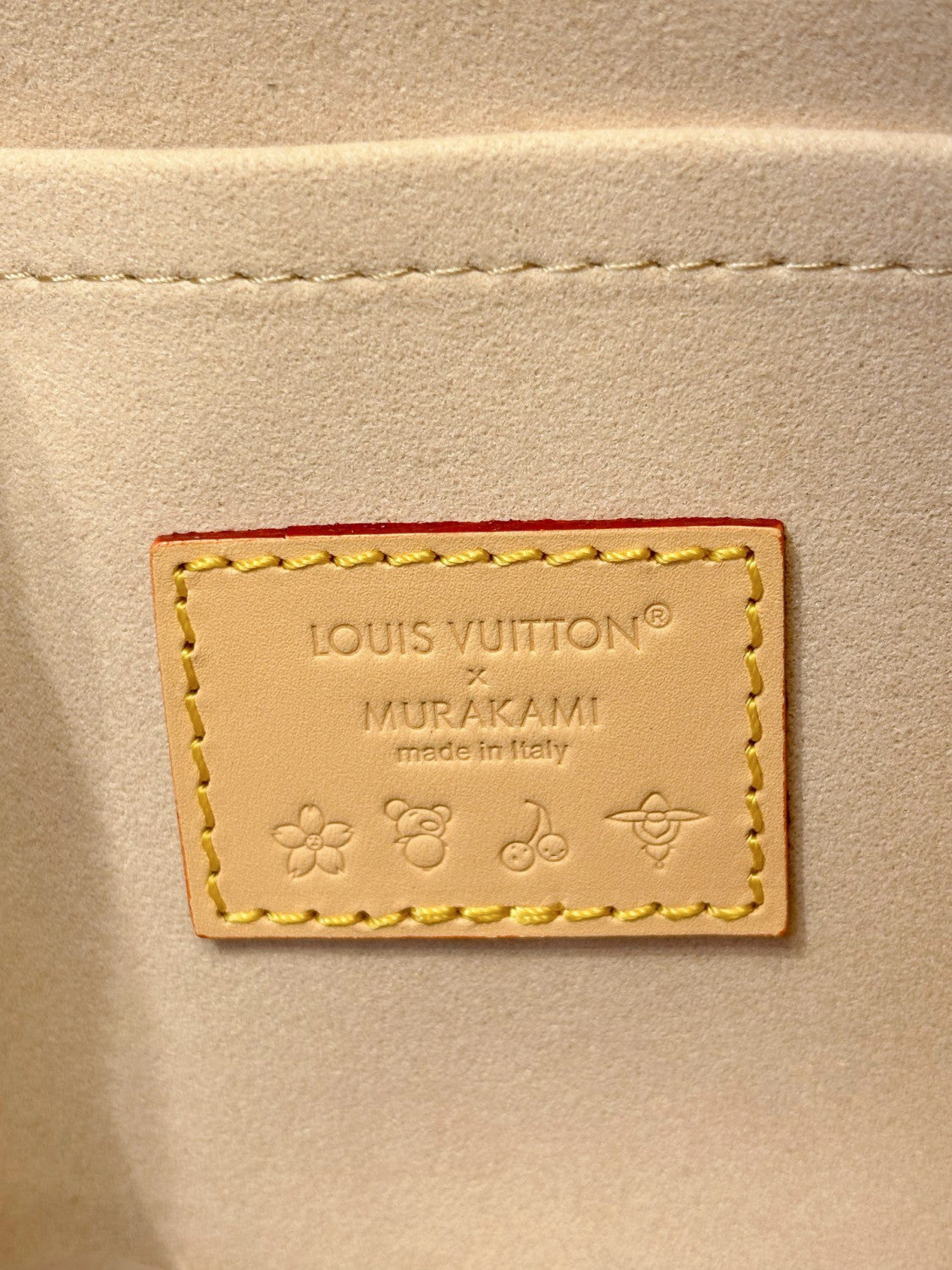 Louis Vuitton Women's Single-Shoulder Handbag Lineup Takashi Murakami White Sancai 2026 New Monogram Leather Bag Elegant Casual Handbag M27582 #82658A