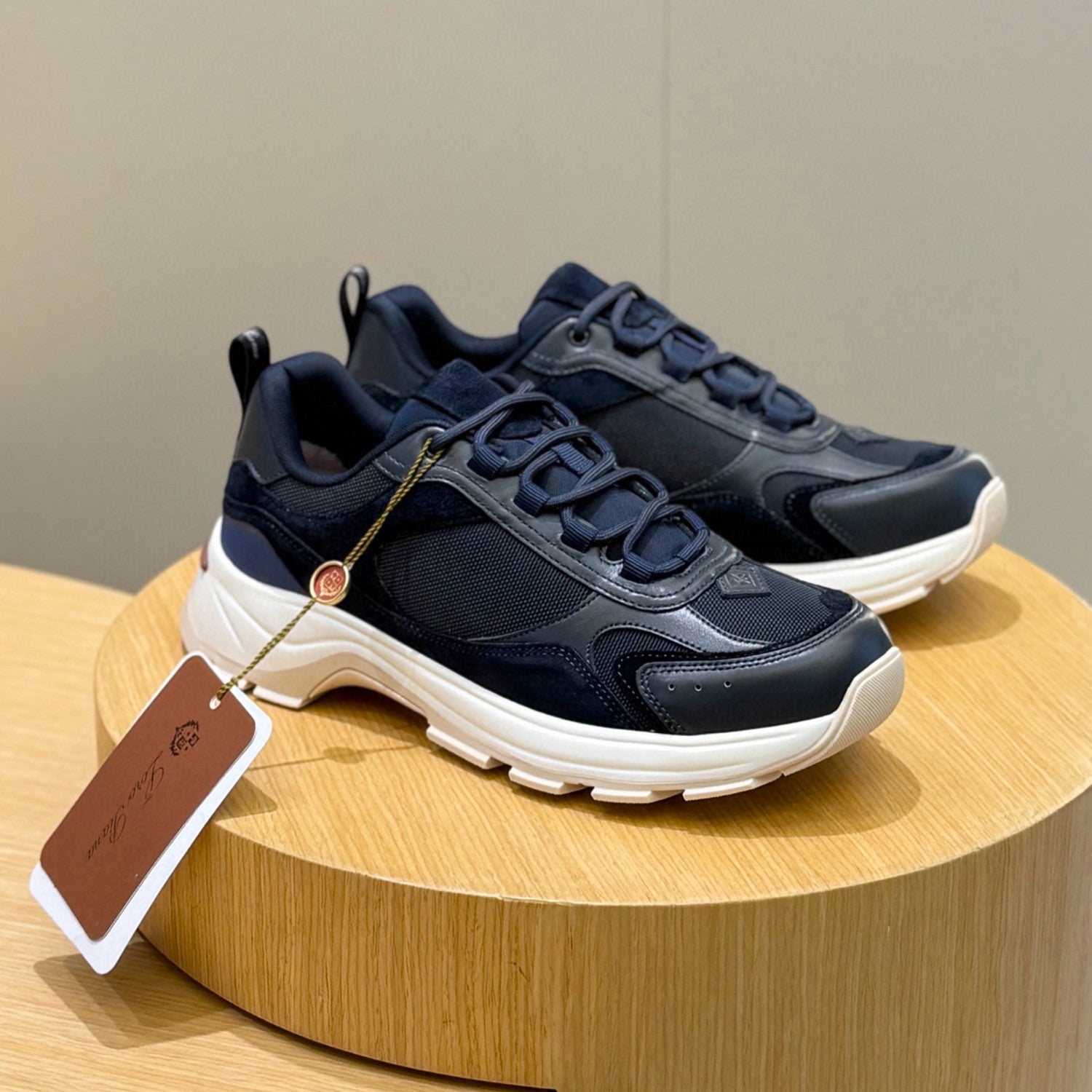 Loro Piana Cairn Walk Men's Four Seasons Sneakers Fashion Urban Modern Comfortable Commuter Casual Lace Up Shoes Ngvp #1475