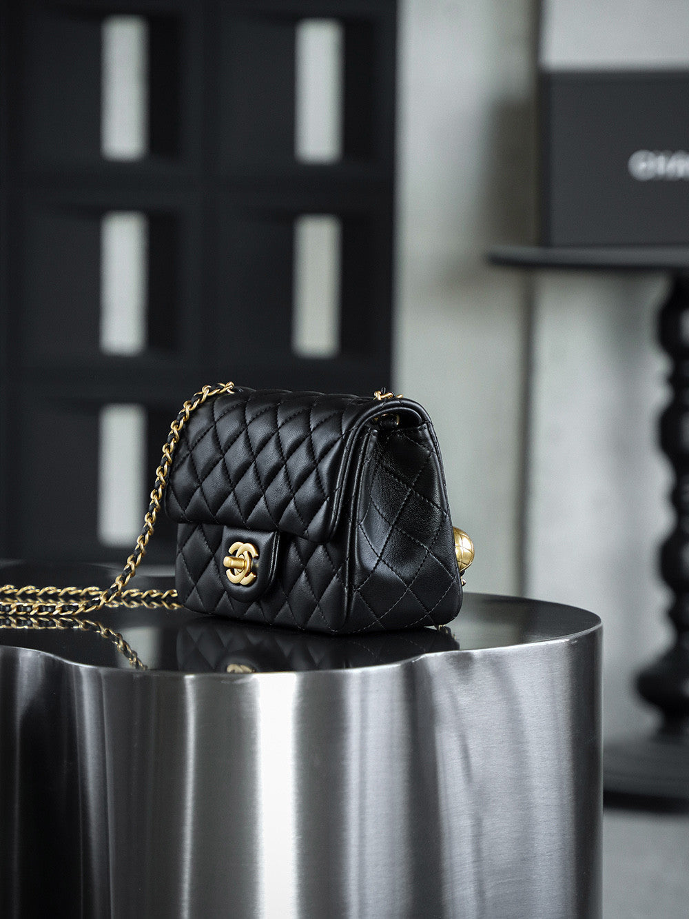 Chanel Flap Bag Small Golden Ball. Single Shoulder Messenger Bag Multicolor Double Size Leather Bags #77345