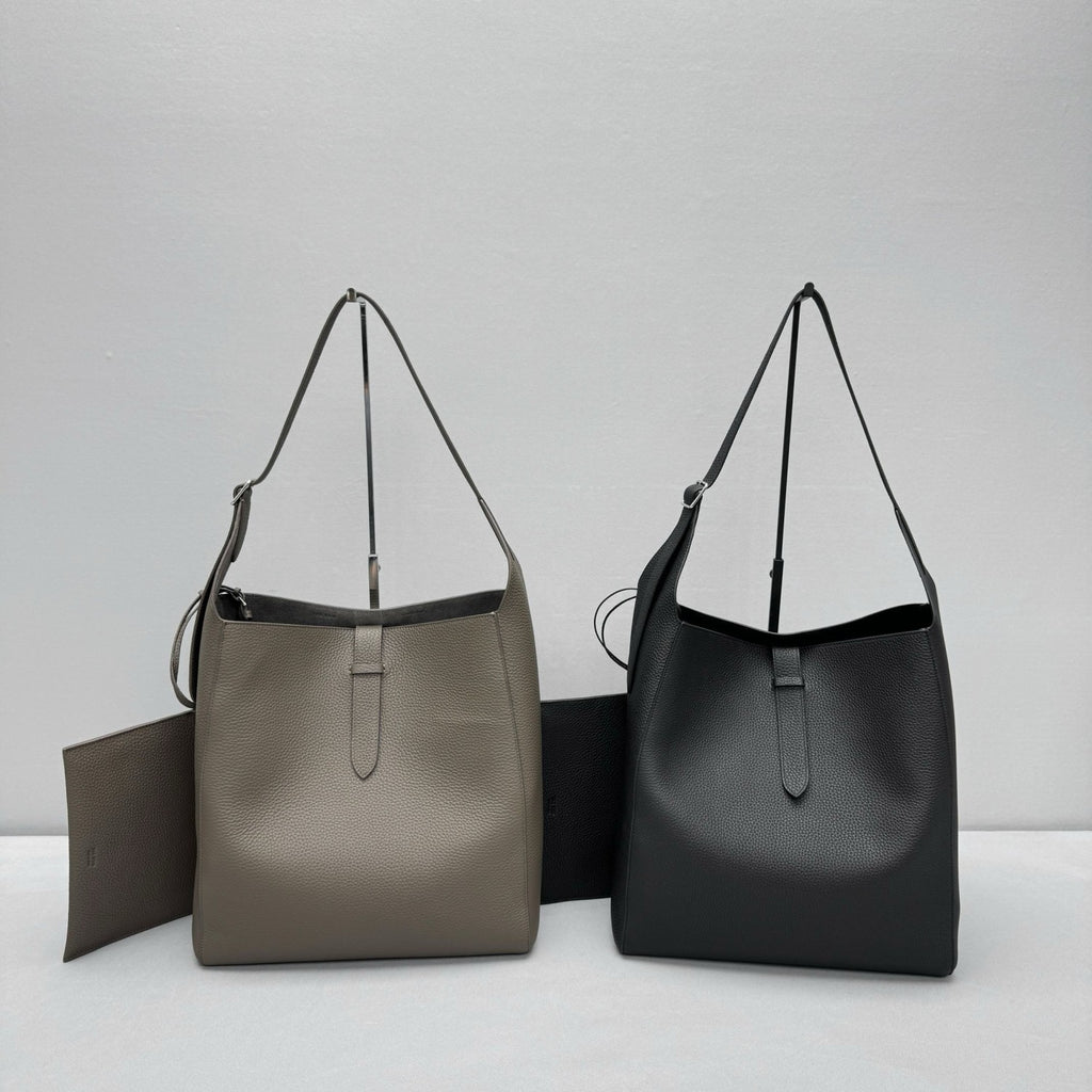 THE ROW Women's Fashion Solid Color Tote Leather Bucket Bag Bags Casual Handbag #75348