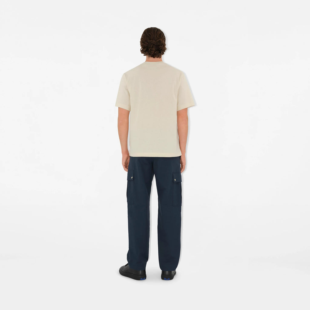 Burberry Men's Summer Logo Printed Cotton Short Sleeve Solid Color Round Neck Pullover T-Shirt #76213
