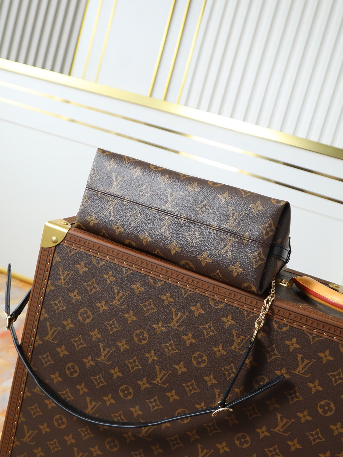 Louis Vuitton CarryAll BB H33 Monogram Handbags M26568 #333449