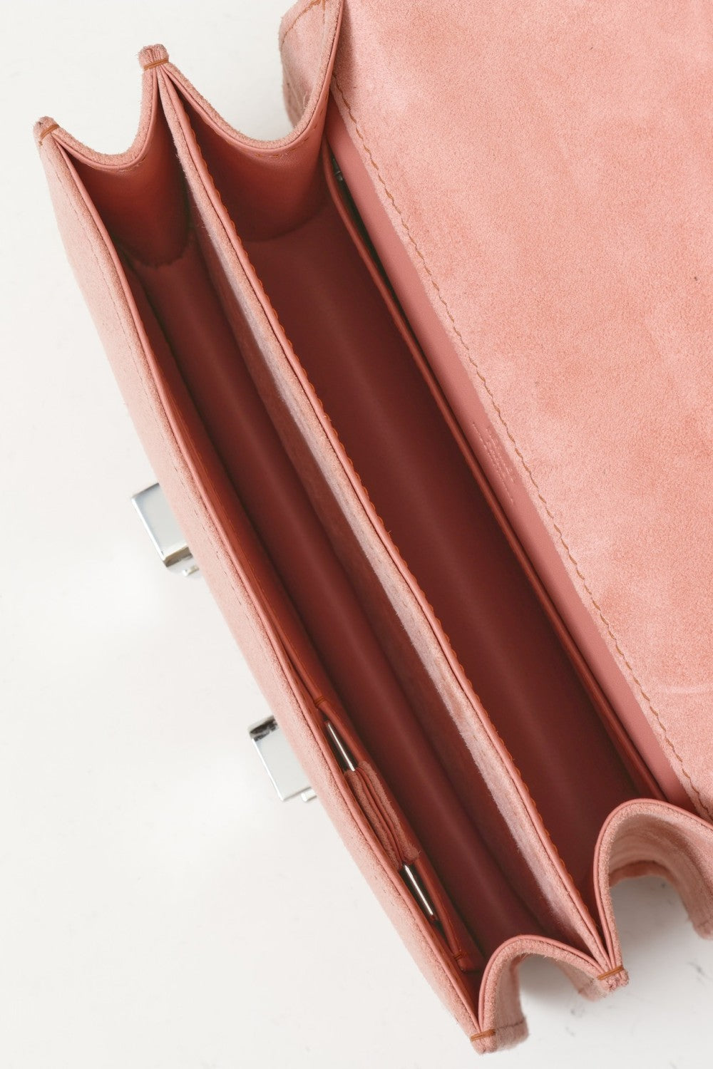 Hermès Suede Backpack Crossbody Bag #381136