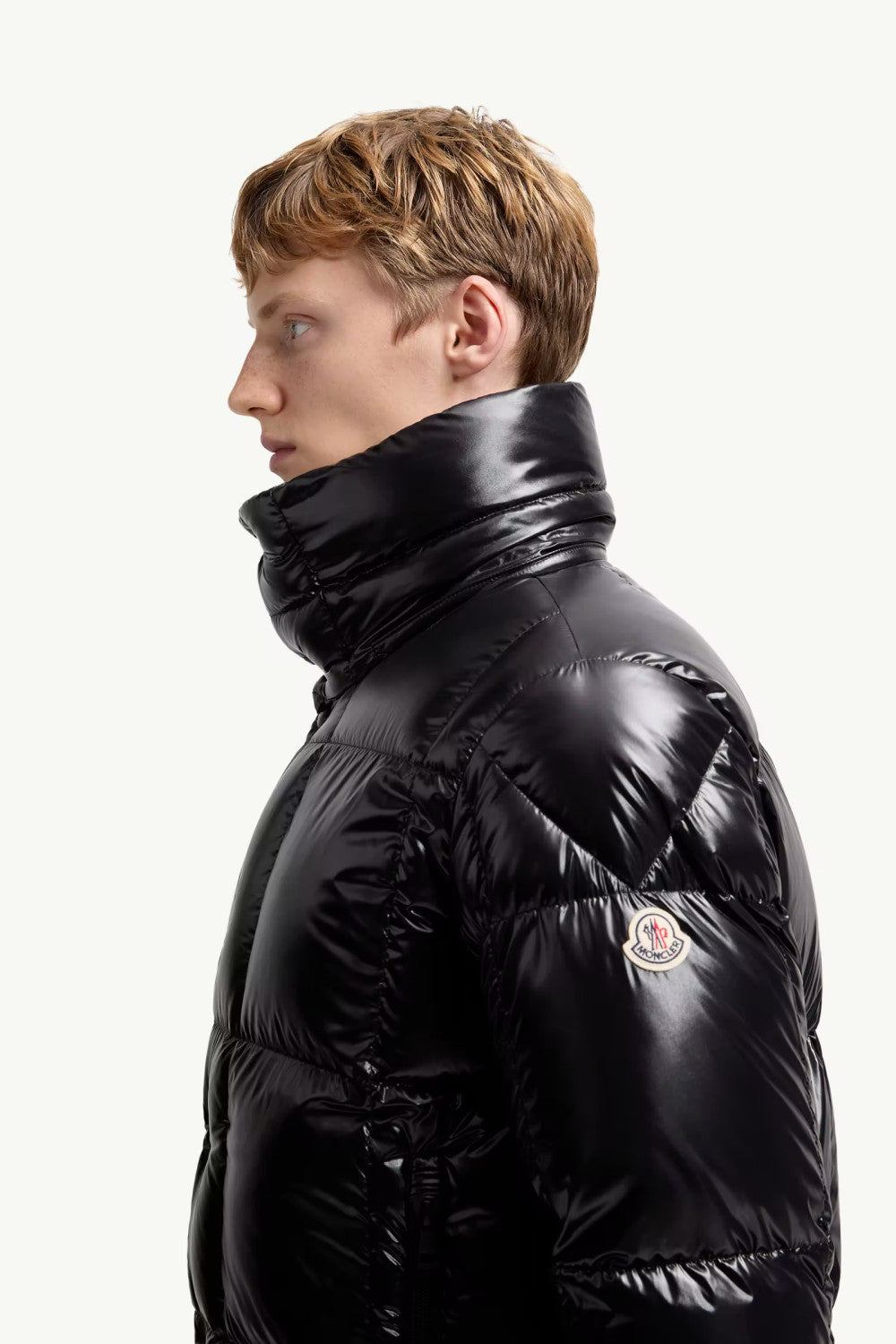 Moncler Men's & Women's Parana Series Solid Color Minimalist Logo Zipper Hooded Short Down Jacket #81597