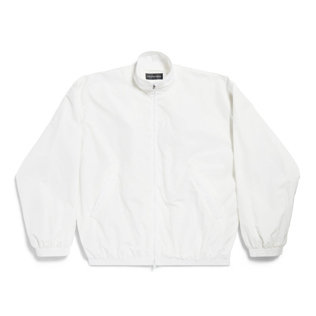 Balenciaga Men's And Women's Spring And Autumn Models Flame Letters Printing Solid Color High Collar Zipper Long Sleeve Jacket #98574