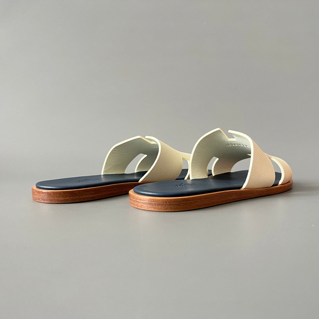 Hermes Men's And Women's Spring/summer Fashion Casual Round Toe Slip On Flat Sandals Woven Canvas Sandals Shoes #78416