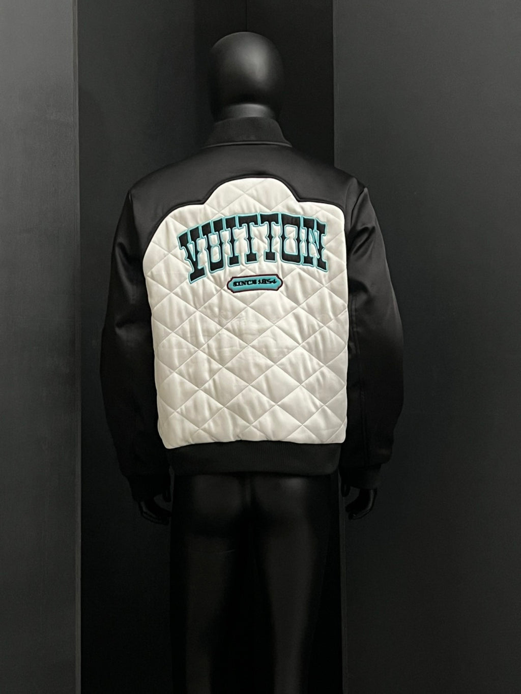 Louis Vuitton Men's Autumn and Winter Color Blocking Letter Logo Embroidery Single Breasted Pilot Long Sleeve Jacket #73238