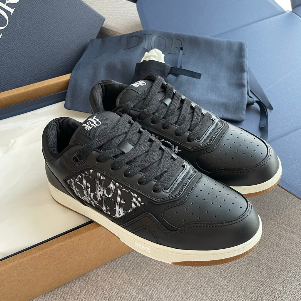 DIOR B27 Uptown Low-Top Sneaker Calfskin Dior Oblique Embossed Suede #376179